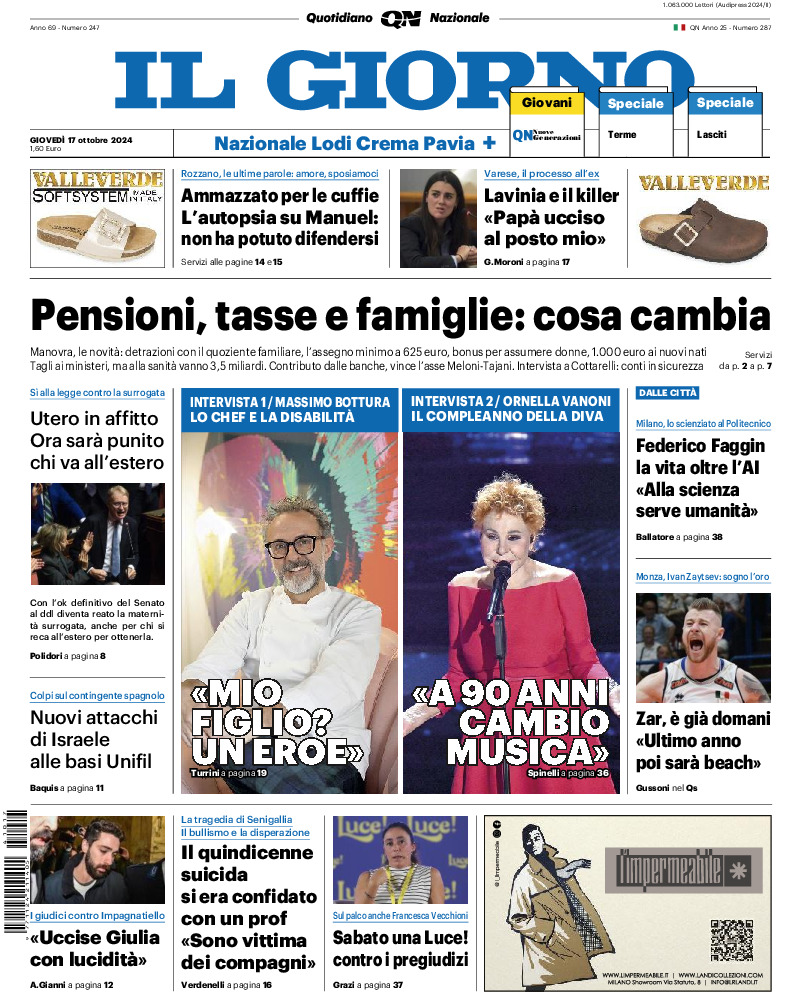 Prima-pagina-il giorno-edizione-di-oggi-20241017